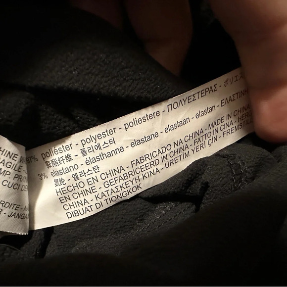 ZARA Basic Shoulder Zip Zipper Jumpsuit BlackTapered Leg Sleeveless| size small - Picture 7 of 8